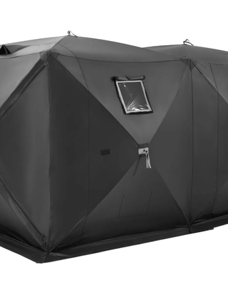 VEVOR Tenda da Pesca sul Ghiaccio 3,6 x 1,8 x 2 m