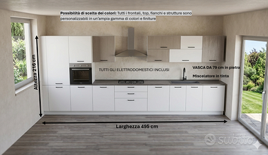 CUCINA CON ELETTRODOMESTICI ALTA QUALITA' CUCINE