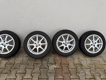4Cerchi in lega +gomme  coppia 195/55/15c175/60/15
