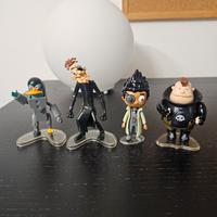 Action figures Phineas e Ferb resistance team