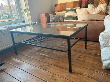 Tavolino Ikea Granas ferro e vetro