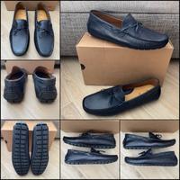 MOCASSINO BATA TAGLIA 45 COLORE BLU IN PELLE