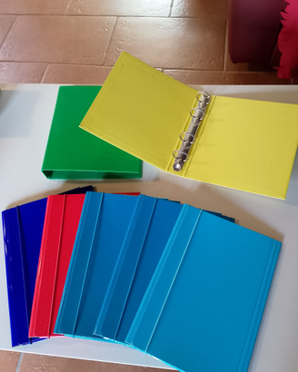 Set quaderno anelli e cartelline