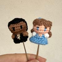 Amigurumi Simon e Daphne - Bridgerton