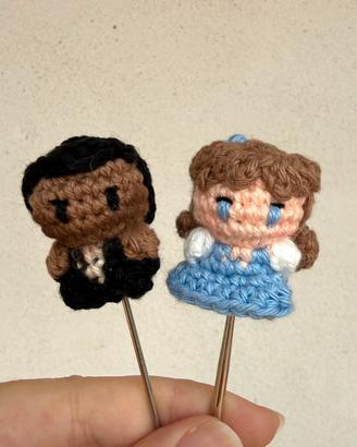 Amigurumi Simon e Daphne - Bridgerton