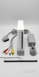 Nintendo Wii + 2 Telecomandi + Volante originale, 