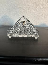 Porta tovaglioli in cristallo di Boemia