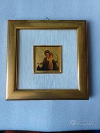 CROMOLITOGRAFIA SU FOGLIA ORO 23KT