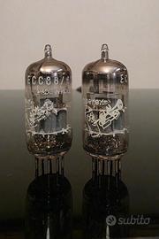 Coppia selez valvole NOS AMPEREX Bugle-Boy ECC88