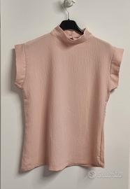 Top elegante donna rosa
