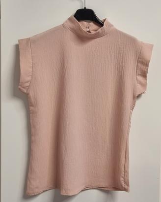 Top elegante donna rosa