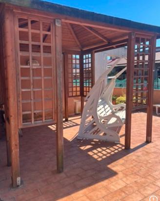 Gazebo in legno 3x3