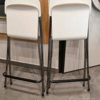 N.2 sgabelli pieghevoli ikea