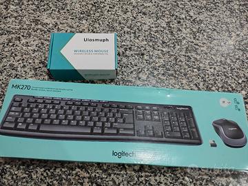 Mouse e tastiera Logitech 
