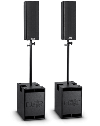 IMPIANTO AUDIO PROFESSIONALE A COLONNA 3300W RMS