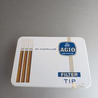 SCATOLA SIGARI "AGIO" SIGARILLOS FILTER TIP ORIGIN