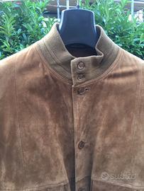 Giubbino in pelle scamosciata