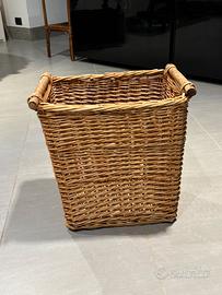 Cesto vimini per panni