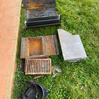 Camino angolare da cucina