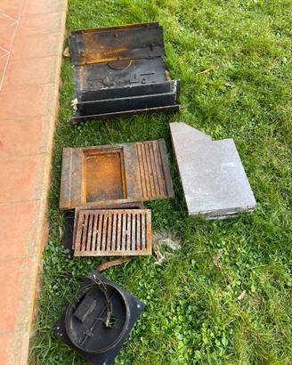 Camino angolare da cucina