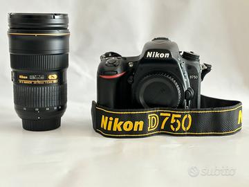 Nikon D750 Nikkor 24/70mm f2.8 NON stabilizzato