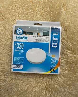 Plafoniera LED ExtraStar 12W - 1320 lumen - Nuova