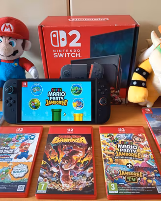 Switch 2 + Bananza + Mario Party + Wonder