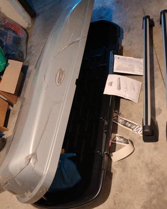 Kit  baule Tetto "Ideal Deluxe" 185cm + Barre