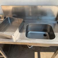 Lavandino acciaio inox industriale