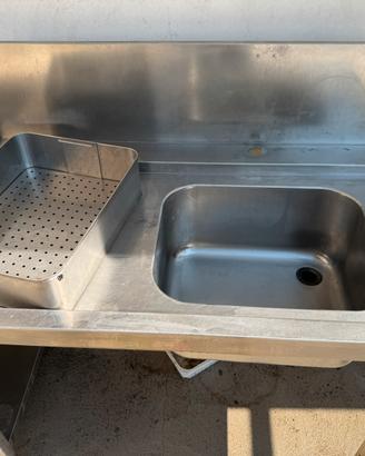 Lavandino acciaio inox industriale