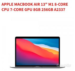 APPLE MACBOOK AIR 13" M1 8 CORE CPU 7 256GB 