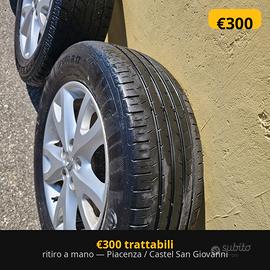 Cerchi in lega Renault 17 " originali +gomme225/6