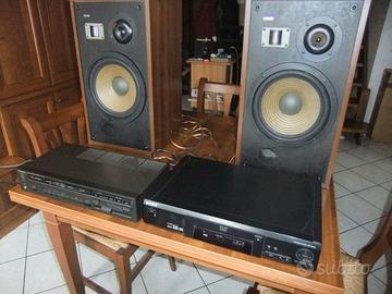 trittico hifi per ascolto musica in relax