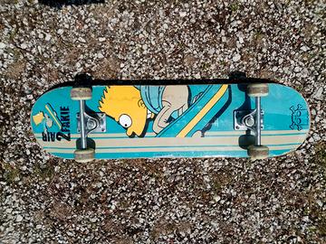 Skateboard freestyle colore azzurro Simpson