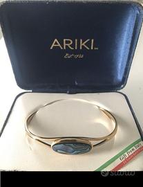 Bracciale rigido placcato oro 22K donna Ariki