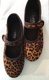 Pantofole CIENTA con disegno animalier