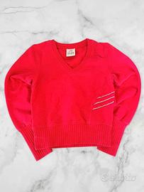 Felpa rossa adidas bambina