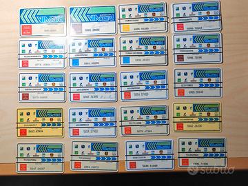 Lotto di 111 Schede VIACARD anni 90(alcune rare)