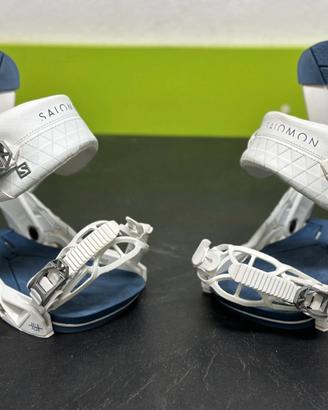 Attacchi snowboard Salomon Mirage Bianchi Taglia S