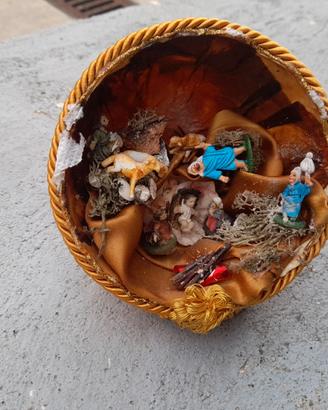 Delizioso presepe artigianale