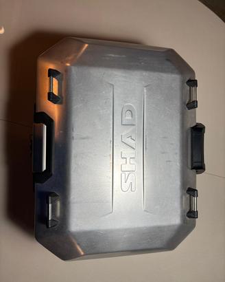 bauletto alluminio shad con piastra