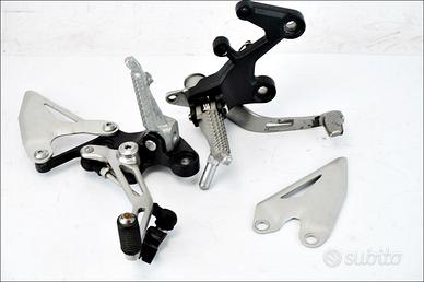 Kawasaki Ninja 500 25 26 pedane pilota