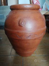 Vaso bombato in terracotta 