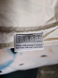 Piumino letto piuma anatra bianca