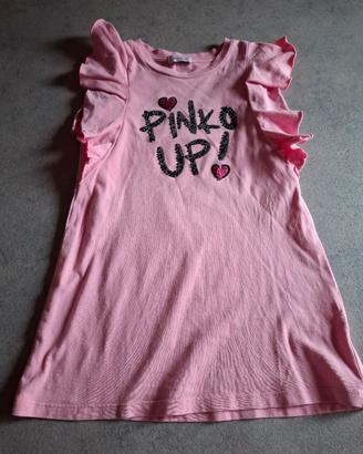 Abito Pinko rosa con glitter 3-4 anni perfetto 