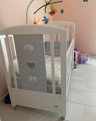 Set Neonato: Lettino+Fasciatoio+Accessori