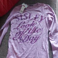 Maglietta cotone Sisley 11 12anni 160 cm