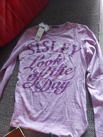 Maglietta cotone Sisley 11 12anni 160 cm