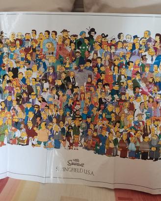 Poster The Simpsons USA 2001 Originale 90x60cm