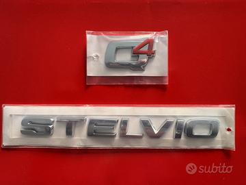 Badge Alfa Romeo Stelvio + Q4 – NUOVI